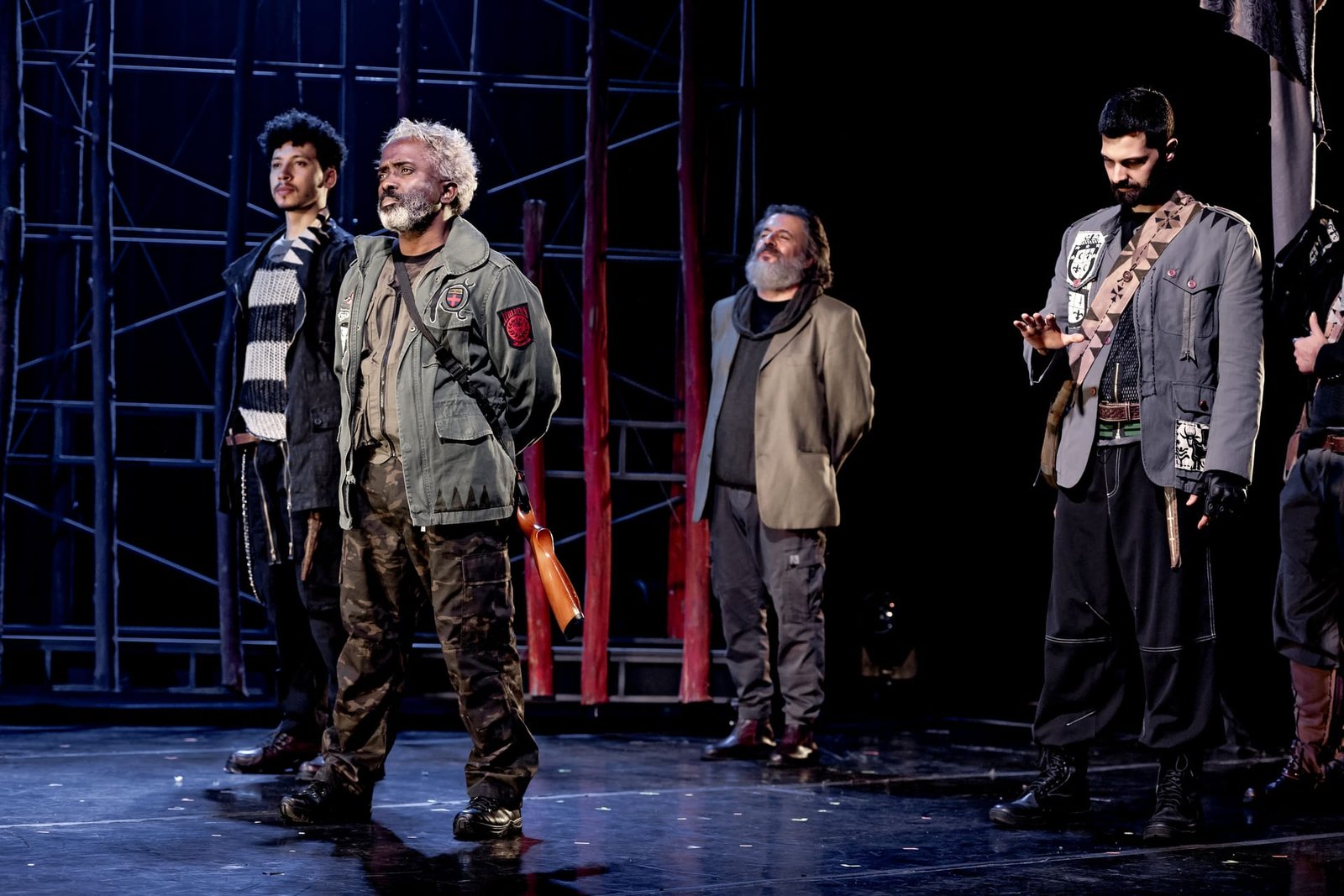Cena de Macbeth em Cordel, produção de Selene Marinho